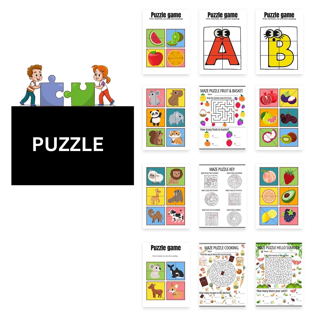 35,500+ Kids Learning Activities Bundle | Educational Worksheets & Coloring Books | PLR + MRR - Image 7