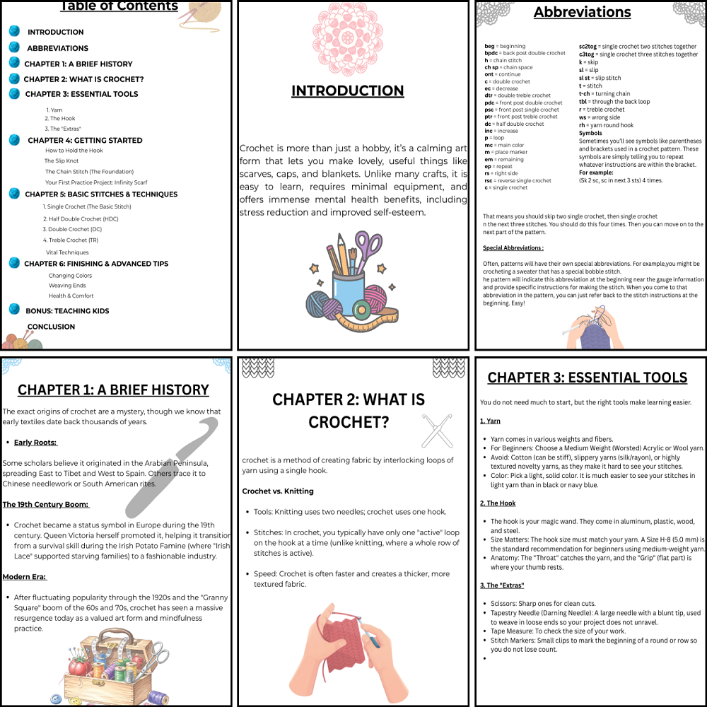 crochet pattern guide