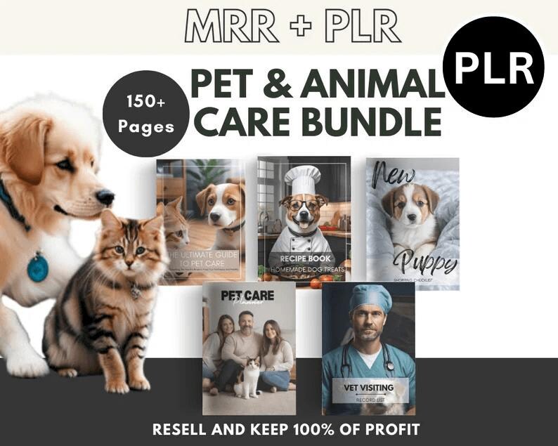 Pet Care Guide and Planner Bundle | PLR MRR (Digital Download) - Image 2